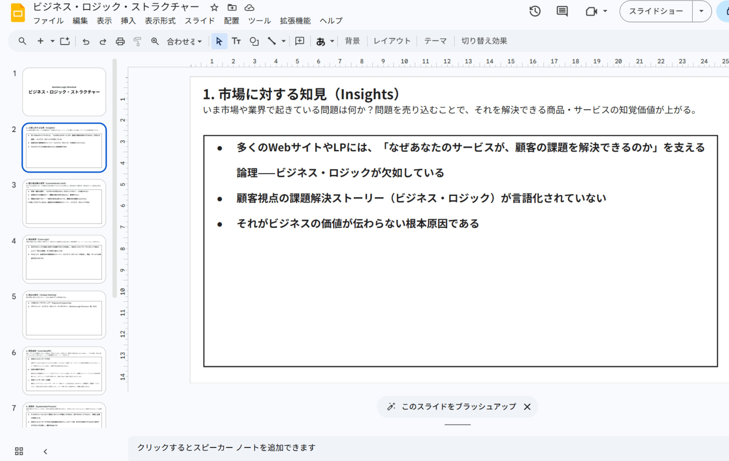 ビジネス・ロジック・ストラクチャー（BLS）